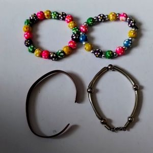 Lot of 4 Assorted Bracelets/Bangles